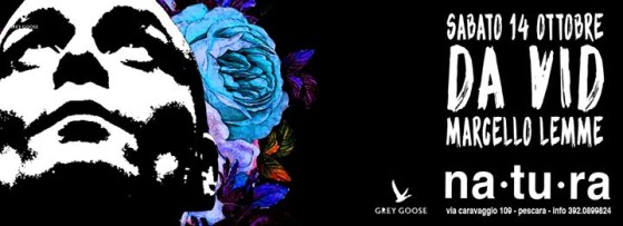 Sabato 14 ottobre • DA VID + Marcello Lemme • Natura Club