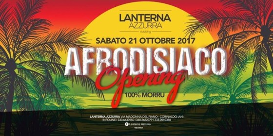 Afrodisiaco : Sabato 21 Ottobre : Om. Donna entro le 0:30