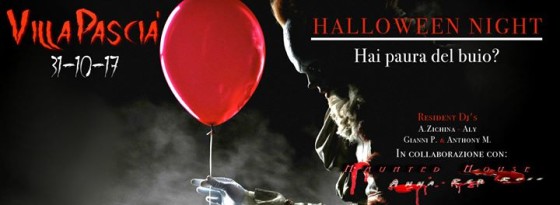 Martedì 31 Ottobre 2017 – Halloween Night @VillaPascià