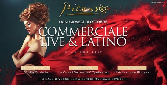 Discoteca Picasso • Giovedì 26 Ottobre 2017