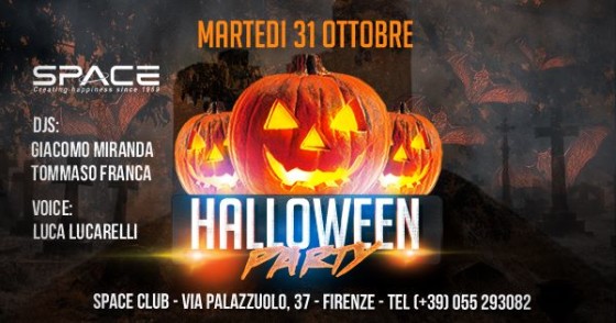 31/10/17 ★ Halloween Party ★ Space Club