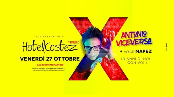 Hotel Costez Venerdi 27 Ottobre