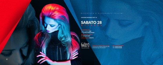 Sabato Notte • 28.10 • Discoteca Fellini