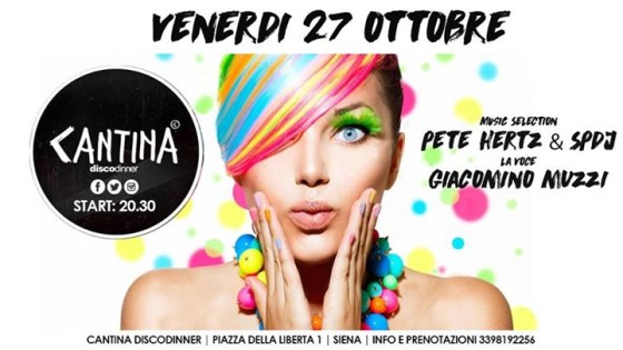 Venerdì 27 Ottobre 2017 – Friday Cantina