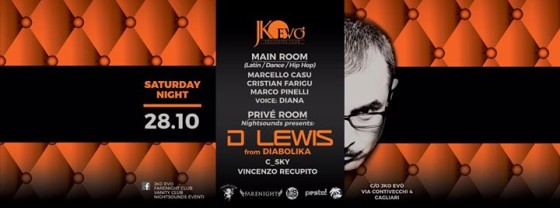 Saturday Night – 28/10/17 @Jko Evò