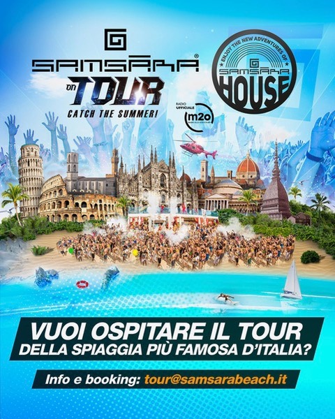 Le prossime date del tour Samsara