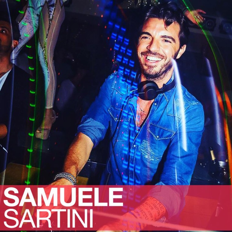 Samuele Sartini con la sua Love U Seek al Just Cavalli di Milano