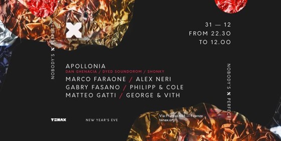 TENAX Nobody’s Perfect! – New Year’s Eve Party Marathon
