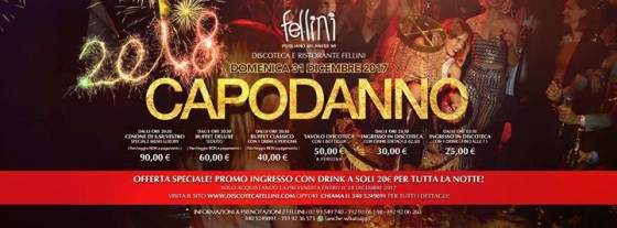 Discoteca Fellini ★ Il Grande Capodanno 2018 ★