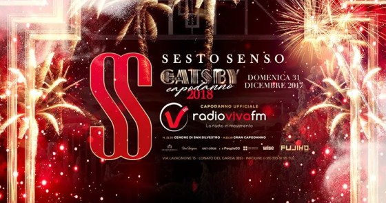 Sesto Senso • Capodanno 2018 • Domenica 31 Dicembre 2017