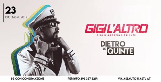 Sab. 23 dicembre – GIGI L’altro SHOW