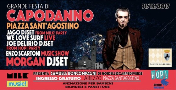 Festa di Capodanno Arezzo – Piazza Sant’Agostino – 31/12/2017