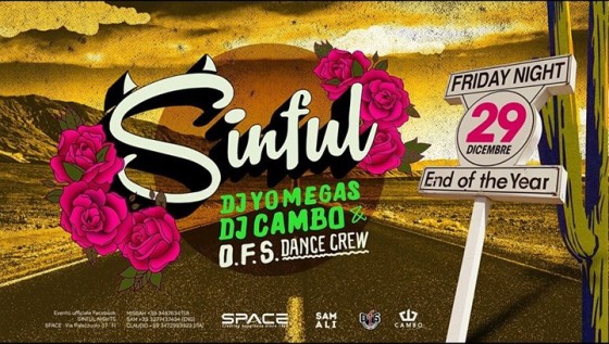 Venerdi’ 29 Dicembre ★★ Sinful Night ★★ Space Club
