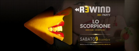 Lo Scorpione Rewind party