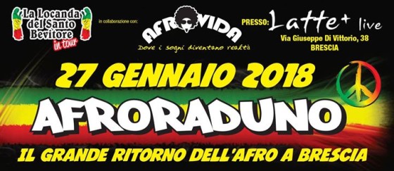 Afroraduno – il Grande ritorno della musica Afro a Brescia.