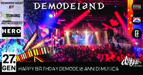 Demodeland-Happy Birthday Demode- 18 Anni di Musica