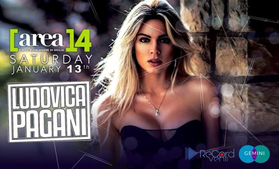 Ludovica Pagani Special Guest @Area14 – Sabato 13 Gennaio