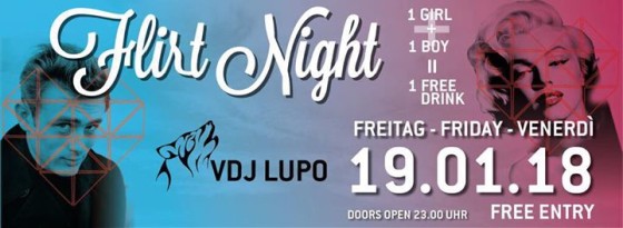 Flirt Night – Free Entry