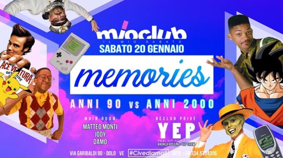 Memories ’90/2000 + Yep | Mioclub