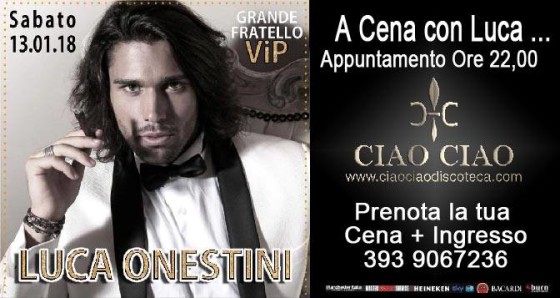 Luca Onestini “GF Vip Party” – Ciao Ciao Club – Tuoro S.T. (Pg)