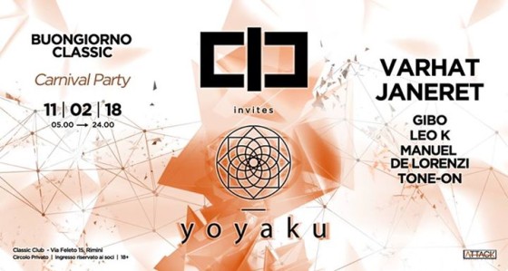 Buongiorno Classic invites Yoyaku – Carnival Party