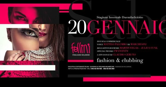 Sabato Notte • 01.20 • Discoteca Fellini