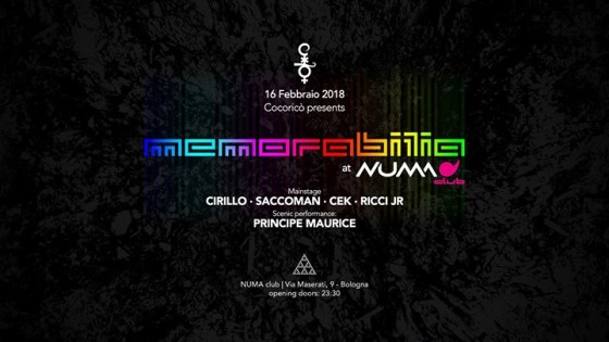 Memorabilia Cocoricò at NUMA club