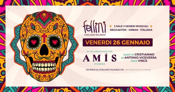 Venerdì Notte • 26.01 • Discoteca Fellini