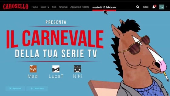 Mar. 13.02 / Il Carnevale Della Tua Serie TV – Carosello