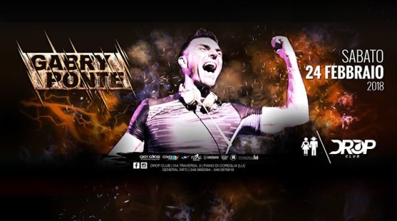 Sabato 24 Febbraio 2018 – Gabry Ponte – Drop Club