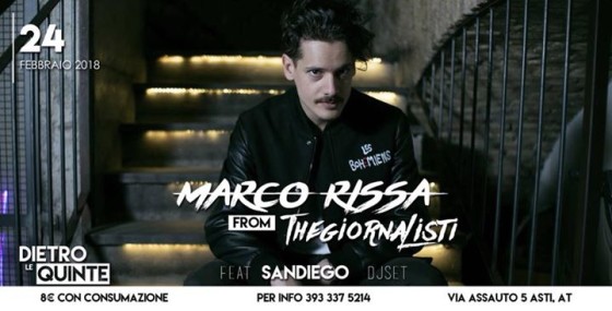 Sab. 24 – Marco Rissa TheGiornalisti –