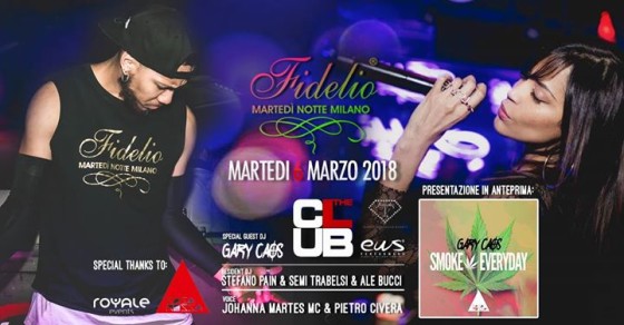 Fidelio il Martedì Notte d’Italia | The Club Milano – 6.03.2018