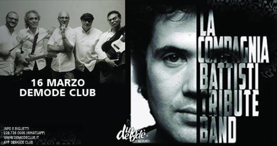 La Compagnia Battisti Tribute Band_Demodè Club