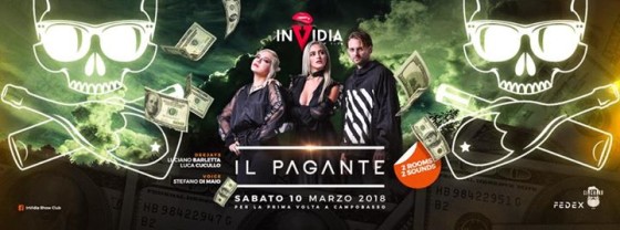 IL PAGANTE (live) • Sabato 10 Marzo • InVidia Show Club.