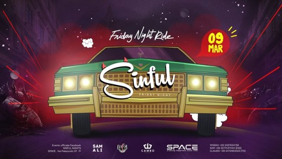 Venerdi’ 9 Marzo ★★ Sinful Night ★★ Space Club