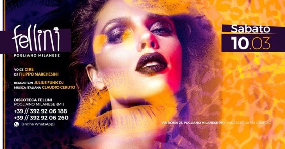 Il Sabato Notte • 10.03 • Discoteca Fellini