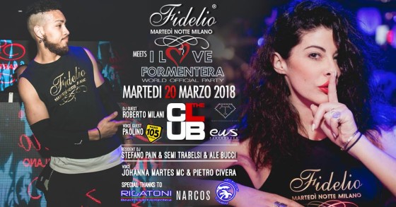 Fidelio Milano @ The Club: “I Love Formentera”