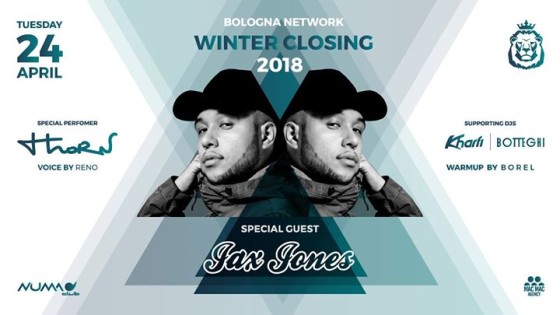 Jax Jones LIVE at NUMAclub ■ Last Bologna Network Winter Date