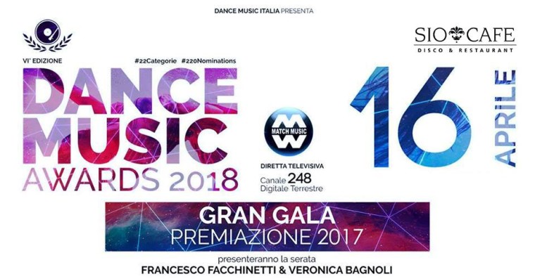 Questa sera è Dance Music Awards 2018