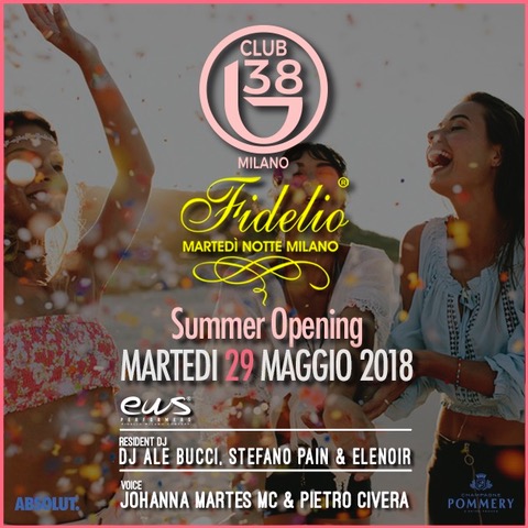 Fidelio Milano Summer Opening al B38