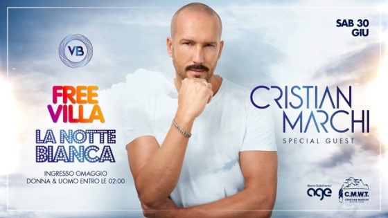 Free Villa – La Notte Bianca con Cristian Marchi a Villa Bonin Vicenza