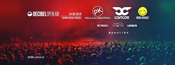 Decibel Open Air Firenze, con le superstar Paul Kalkbrenner, Carl Cox, Nina Kraviz, Marco Faraone, Nic Fanciulli, Uner e Monolink