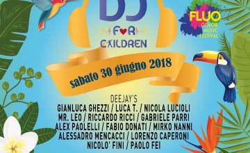 Sabato 30 giugno 2018, torna Deejay’s for Children a Foiano della Chiana (Ar), in diretta su Radiofly