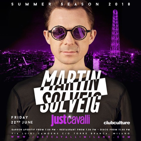 Martin Solveig ospite al Just Cavalli di Milano