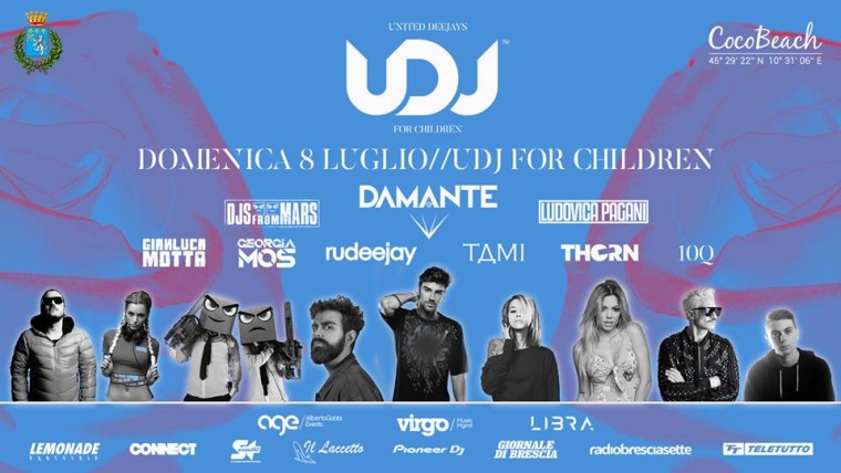 La decima edizione di UDJ – United Deejays For Children