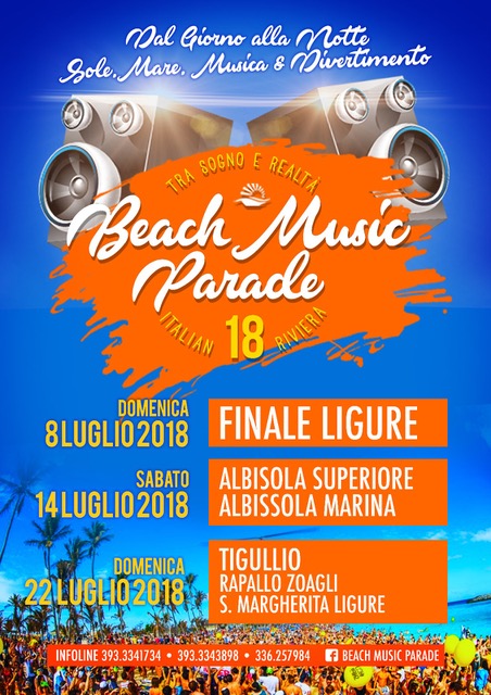 Ci si diverte in Liguria con Beach Music Parade