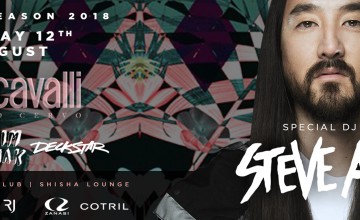 Il 12 Agosto 2018 Steve Aoki al Just Cavalli Club & Restaurant di Porto Cervo