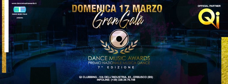 E’ arrivato il momento finale della settima edizione dei Dance Music Awards