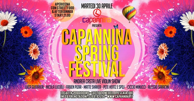 Luca Guerrieri alla terza edizione del Capannina Spring Festival