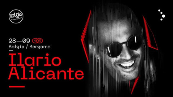 Ilario Alicante sabato 28 settembre al Bolgia di Bergamo